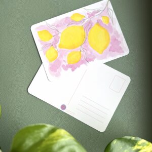 Postkarte Lemon